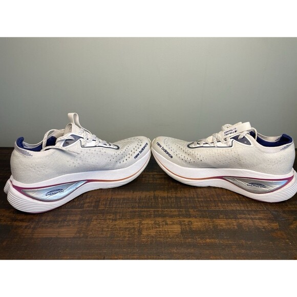 Size 10 - New Balance FuelCell SuperComp Trainer White Blue Magenta W - Picture 7 of 9